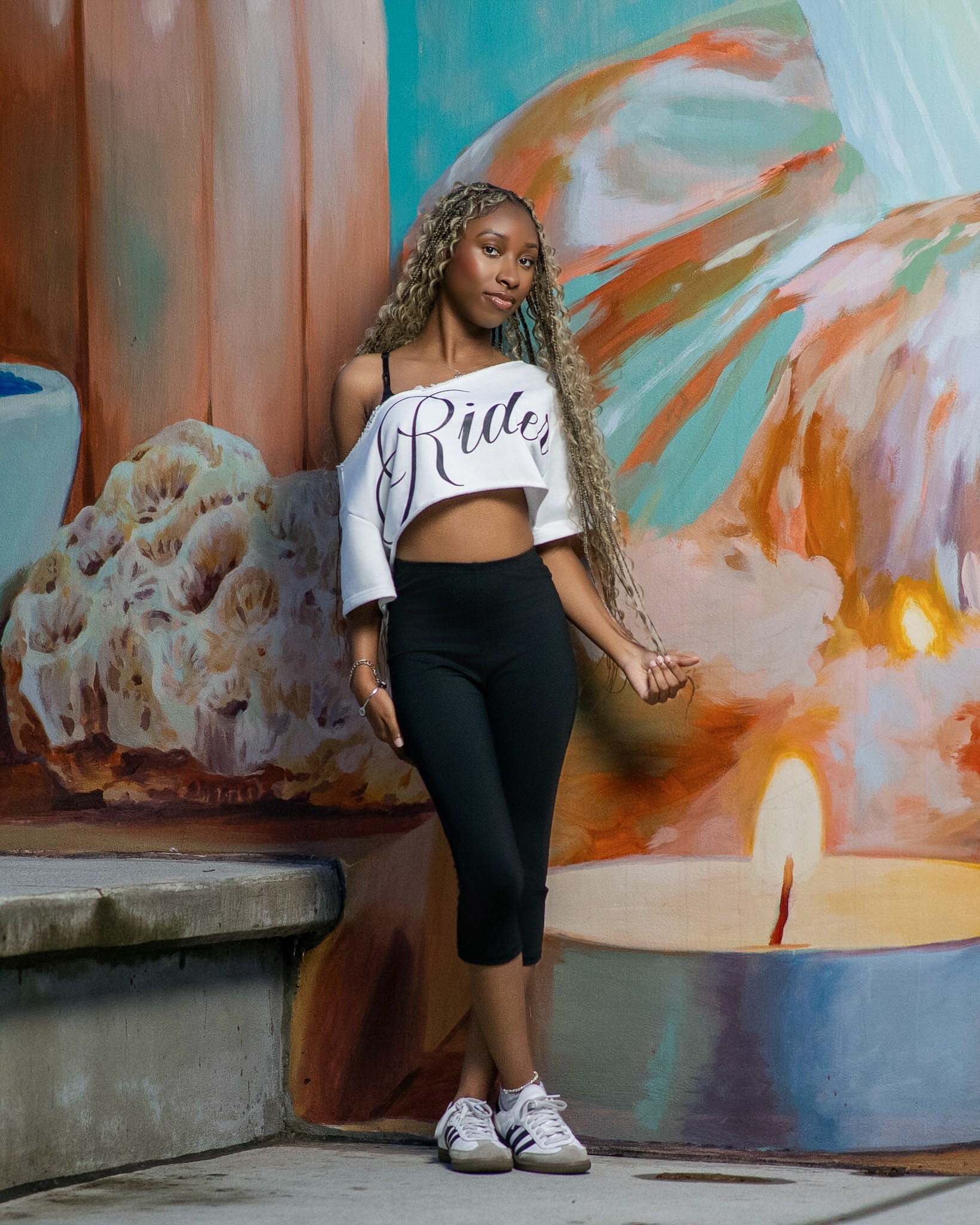Mural portrait