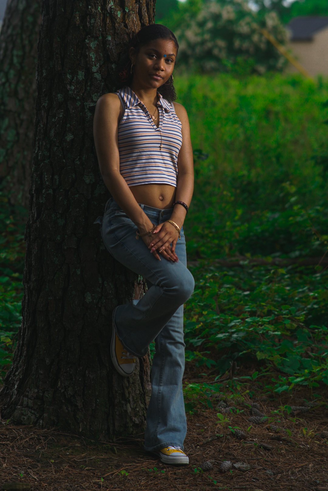 Portrait Girl Tree